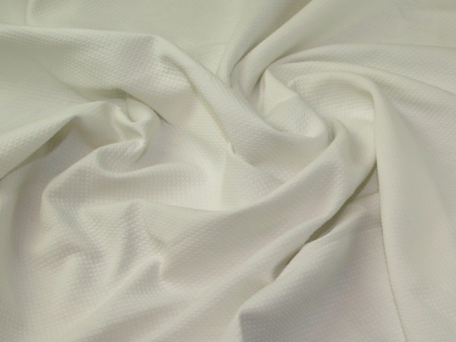 Hope Cotton Woven Jacquard Fabric Ivory