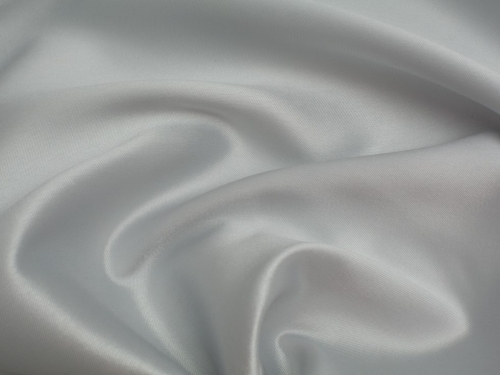 Minerva Core Range Mikado Satin Fabric Silver
