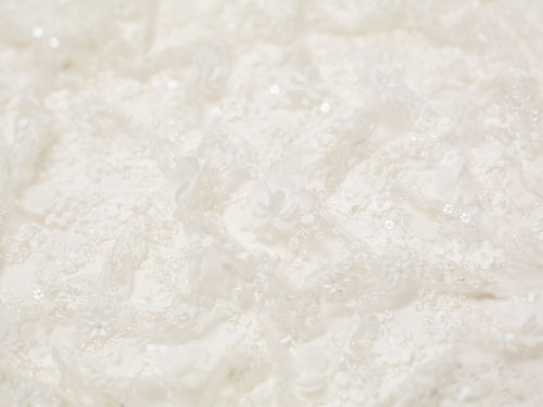 Minerva Core Range Sarah Embroidered Lace Fabric Ivory