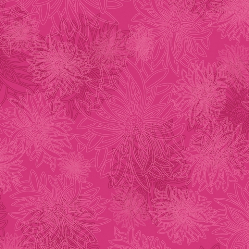 Art Gallery Fabrics Floral Elements 100% Cotton Poplin Fabric Fuchsia