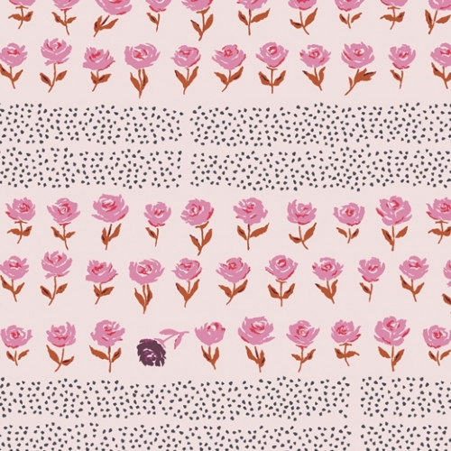 Art Gallery Fabrics Mayfair 100% Cotton Poplin Fabric Hyde Park Blush