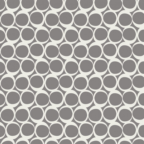 Art Gallery Fabrics Round Elements 100% Cotton Poplin Fabric Pepper Smoke
