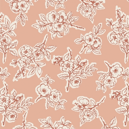 Art Gallery Fabrics Spirited 100% Cotton Poplin Fabric Rambling Rose Briar