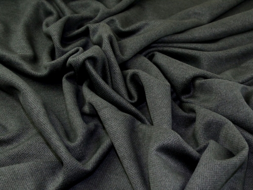 Deadstock Wool Blend Coating Fabric Grey