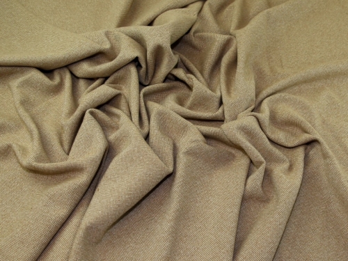 Deadstock Wool Blend Coating Fabric Camel