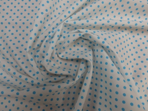 Lady McElroy Cotton Poplin Fabric Turquoise