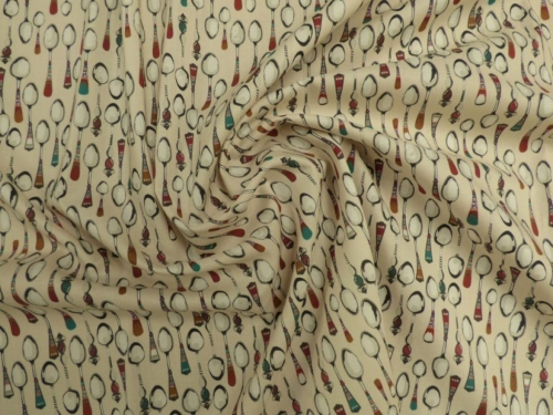 Lady McElroy Marlie Cotton Lawn Fabric Pearl