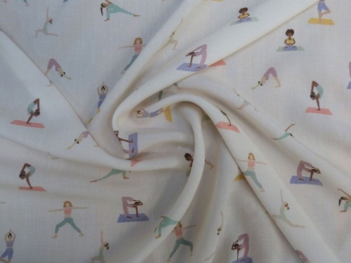 Lady McElroy Tencel Lawn Fabric Ivory