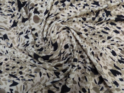 Lady McElroy Lena Crepe Fabric Mink