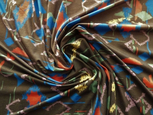 Lady McElroy ITY Silky Stretch Knit Fabric Multicoloured