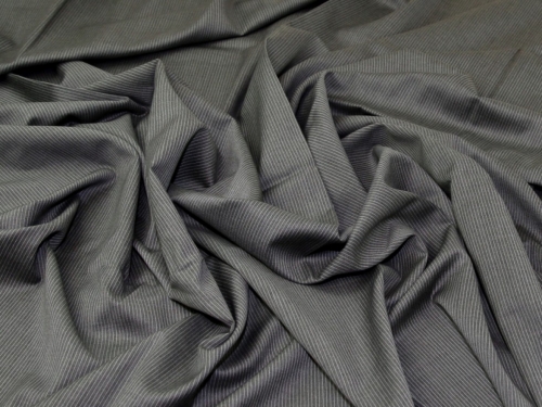Deadstock Wool Suiting Fabric Grey