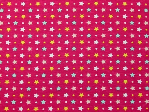 Stof France PUL Coated Jersey Stretch Knit Fabric Pink
