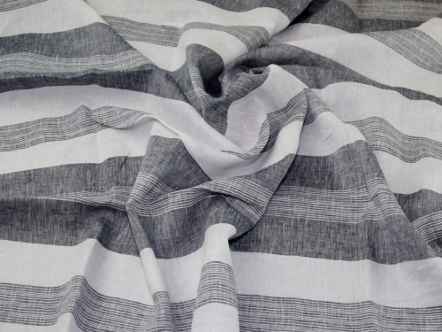 Deadstock Orleans 100% Linen Fabric Ink