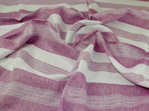 Deadstock Orleans 100% Linen Fabric Orchid