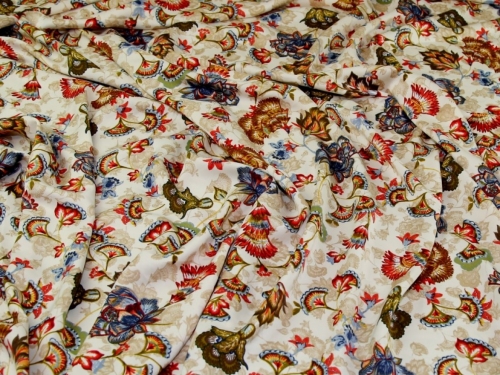 Deadstock Royal Micro Satin Fabric Gold