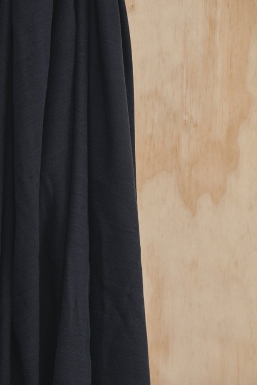 Meet MILK Tencel Lyocell Crispy Crepe Fabric Black