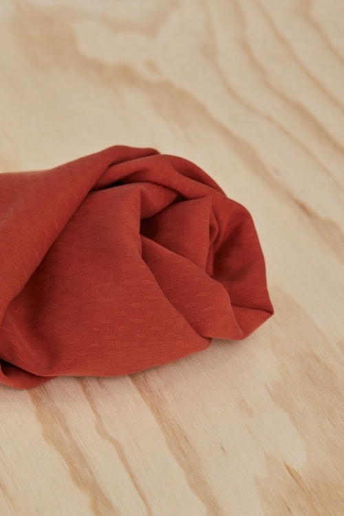 Meet MILK Tencel Lyocell Diamond Jacquard Crepe Fabric Cider