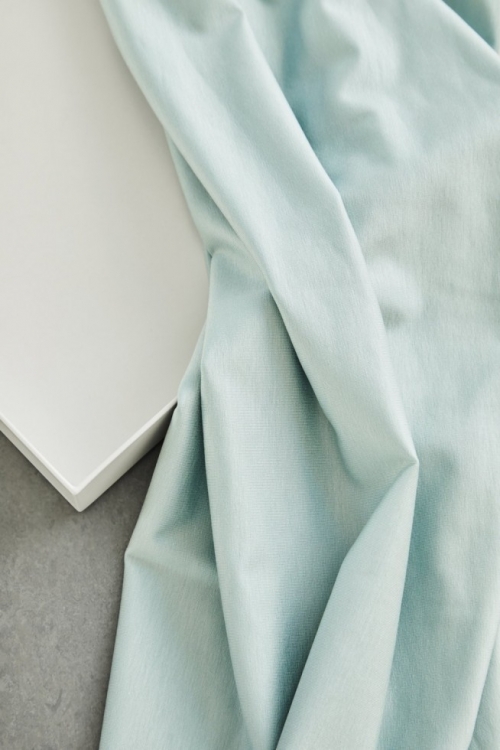 Meet MILK Tencel Lyocell Jersey Stretch Knit Fabric Blue Mist