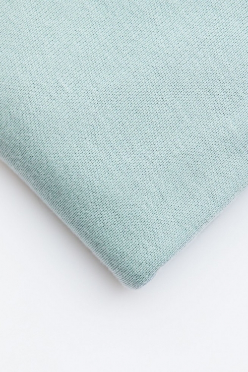 Meet MILK Tencel Lyocell Cotton Fine Jersey Stretch Knit Fabric Blue Mist