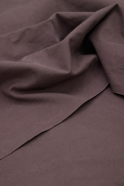 Mind The MAKER Organic Washed Cotton Canvas Fabric Grape