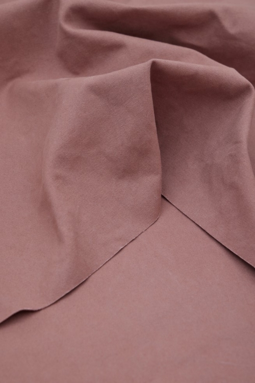 Mind The MAKER Organic Washed Cotton Canvas Fabric Pale Pink