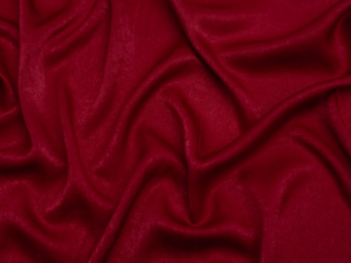 Minerva Core Range Velvet Touch Satin Fabric Claret