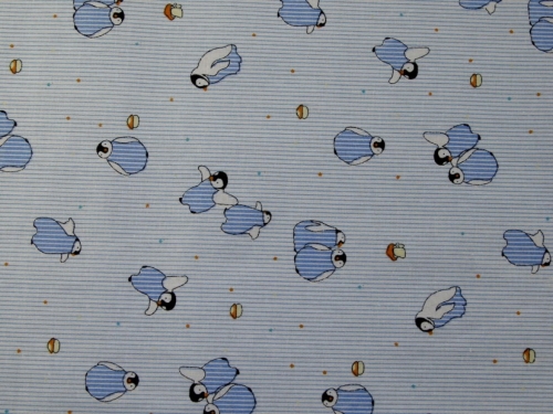 Deadstock 100% Cotton Fabric Blue