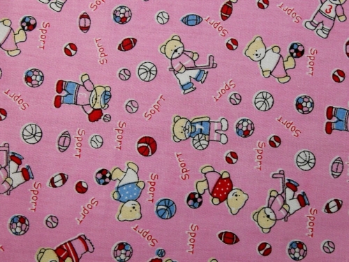 Deadstock 100% Cotton Fabric Pink