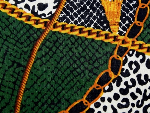 Deadstock Cotton Viscose Voile Fabric Green