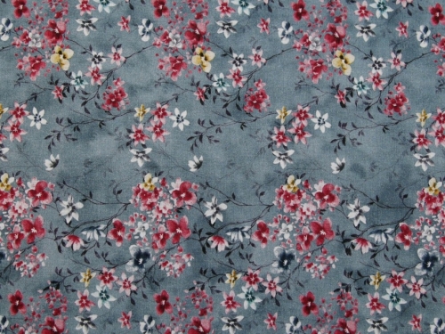 Deadstock 100% Cotton Fabric Blue