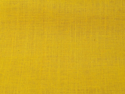 Deadstock Coloured Hessian Jute Fabric Yellow