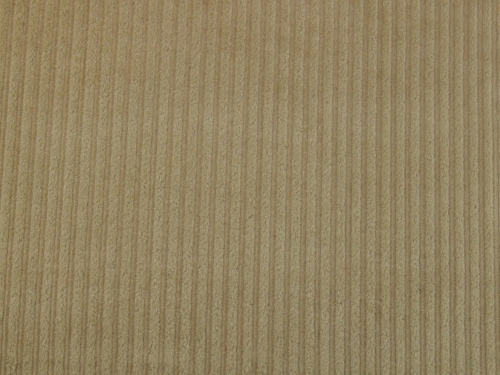 Deadstock 3.5 Wale Stretch Woven Jumbo Cord Fabric Beige