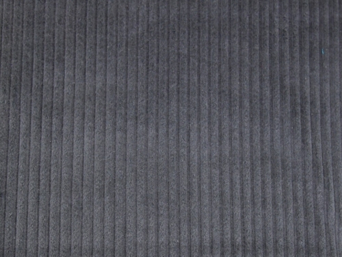 Deadstock 3.5 Wale Stretch Woven Jumbo Cord Fabric Grey