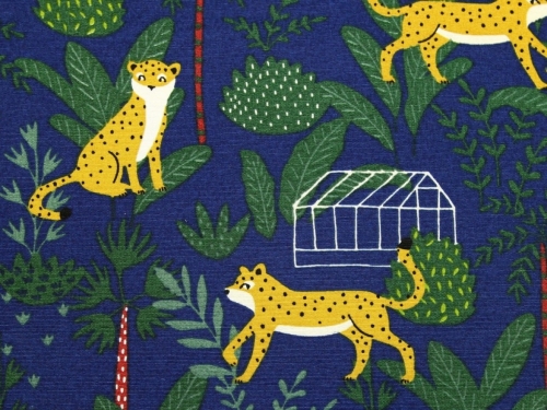 Deadstock Cotton Canvas Fabric Multicoloured