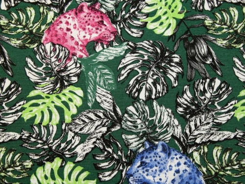 Deadstock Cotton Canvas Fabric Green