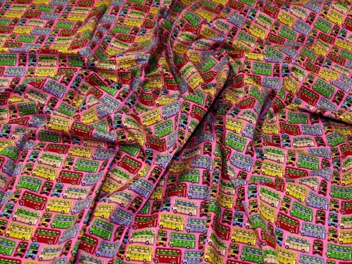 Deadstock 100% Cotton Poplin Fabric Pink