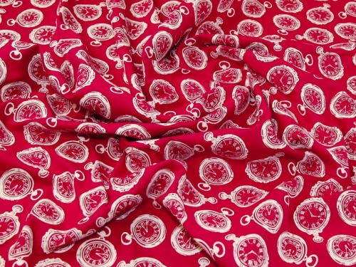 Deadstock Cotton Canvas Fabric Cerise Pink