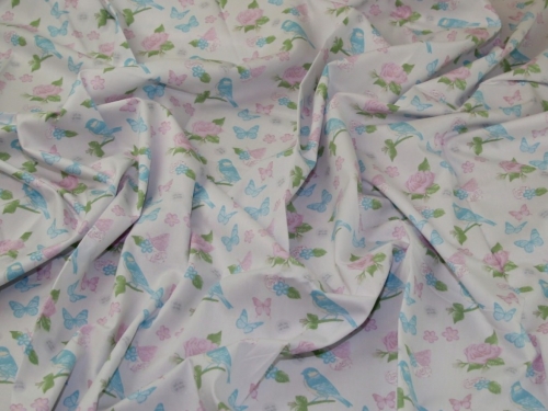 Deadstock 100% Cotton Poplin Fabric Pink