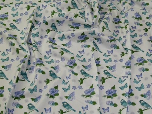 Deadstock 100% Cotton Poplin Fabric Violet