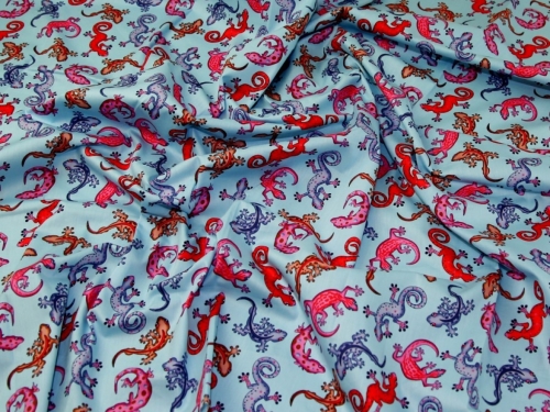 Deadstock 100% Cotton Poplin Fabric Sky Blue