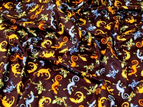 Deadstock 100% Cotton Poplin Fabric Brown