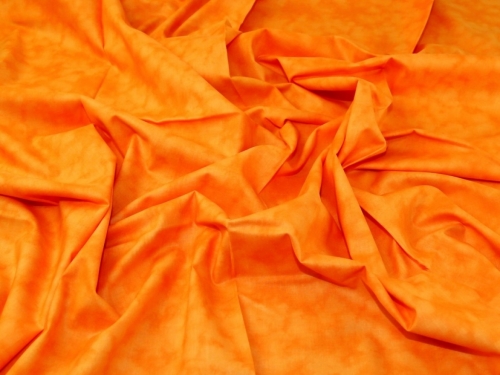 John Louden 100% Cotton Fabric Orange