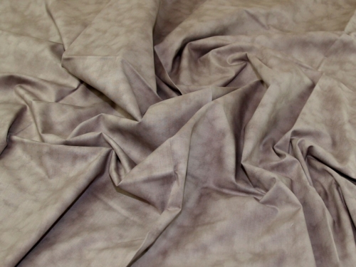 John Louden 100% Cotton Fabric Silver Mink