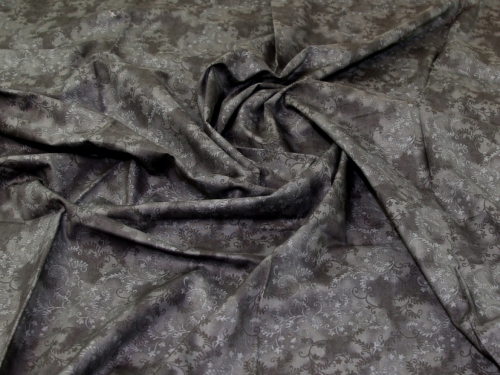 John Louden 100% Cotton Fabric Pewter