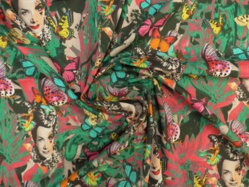 Lady McElroy Superfine Cotton Lawn Fabric Fuchsia