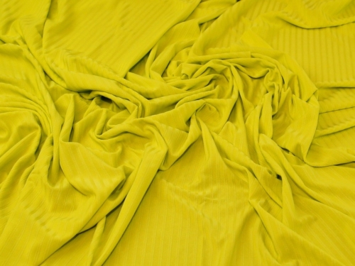 Deadstock Bandage Rib Stretch Knit Fabric Citrus