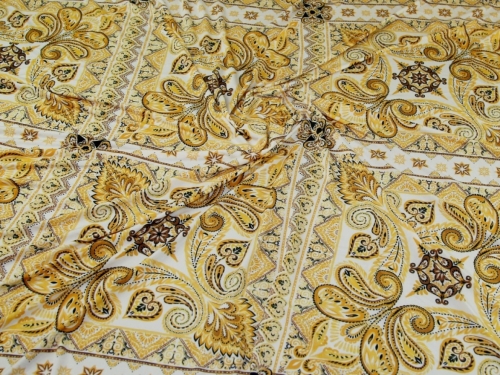 Deadstock ITY Silky Stretch Knit Fabric Yellow