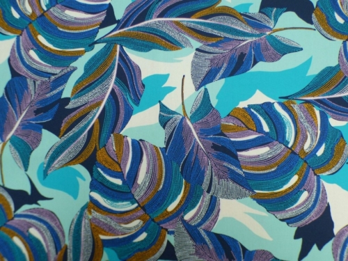 Lady McElroy 100% Cotton Poplin Fabric Aqua