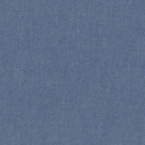 Robert Kaufman Worker Polycotton Chambray Fabric Denim