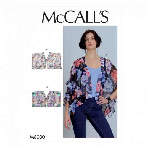 McCalls Paper Sewing Pattern 8000